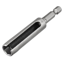 TA-VIGOR 8mm Nut Driver, 1/4 Quick-Change Hex Shank Slotted Drill Bit Socket Wrench Tool, 3 Inch Length Nut Extractor Socket for Extended Reach