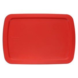 Pyrex C-233-PC 3qt Poppy Red Easy Grab Replacement Food Storage Lid