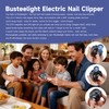 Electric Nail Clipper(Grinding Style, Not Cutting) with LED Light &