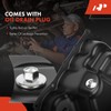 A-Premium Engine Oil Pan Sump with Drain Plug Compatible with