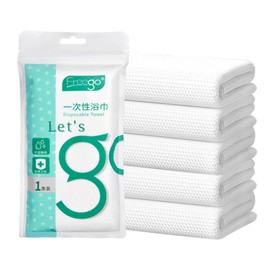 Relaxcare 5 Pack isposable Bath Towels Large Portable Washcloth Thicken Bath Towels for Travel Spa Hotel Business 55''X27.5''