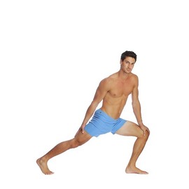 4-rth Fusion Gym Short (M, Ice Blue)