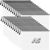 25pcs Mesh Zipper Pouch, A5 Mesh ZipperPouch Zipper File Bags
