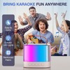 Karaoke Machine for Kids Adults，Mini Portable Bluetooth Karaoke Speaker with