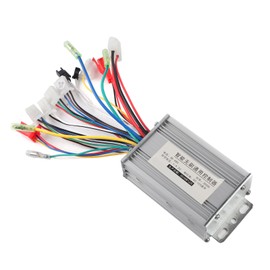 36-48V 350W Aluminium Alloy Silver Universal Brushless Motor Controller for Electric Bike Accessory