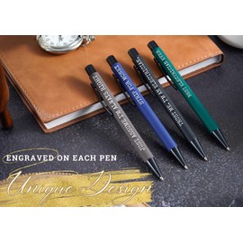 InnoBeta Electrician Gifts, Ballpoint Pen Set of 4, Gift Ideas for on Birthday, Christmas, Thanksgiving Day