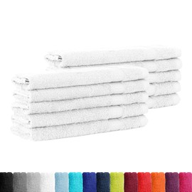 Wasserbetten-Markenshop Pack of 10 Fantastic Guest Towels, 30 x 50 cm, Many Colours