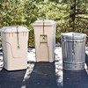 TOLIDA 4 Packs Universal Trash Can Lid Lock - Outdoor