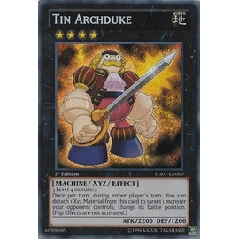 YU-GI-OH! - Tin Archduke (HA07-EN060) - Hidden Arsenal 7: Knight of Stars - Unlimited Edition - Secret Rare