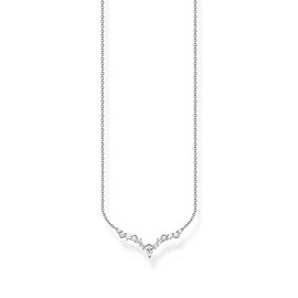Thomas Sabo Chain Ice Crystals Gold-Plated Silver KE2172-051-14, Sterling Silver, No Gemstone