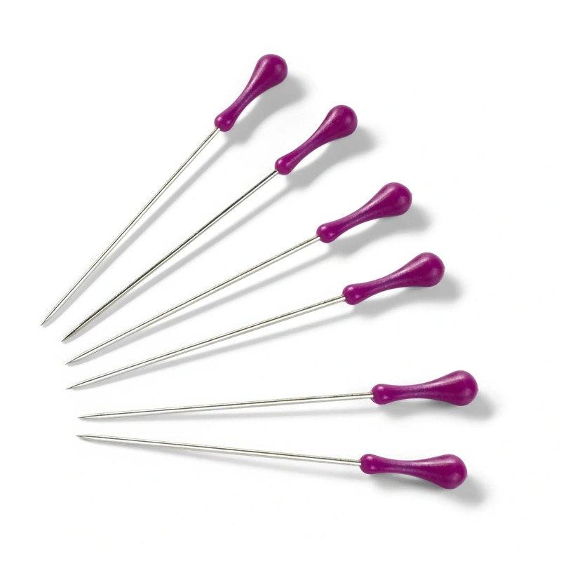 Prym Grasp Pins, Metal, Purple, 9.3 x 6.7 x 1.5