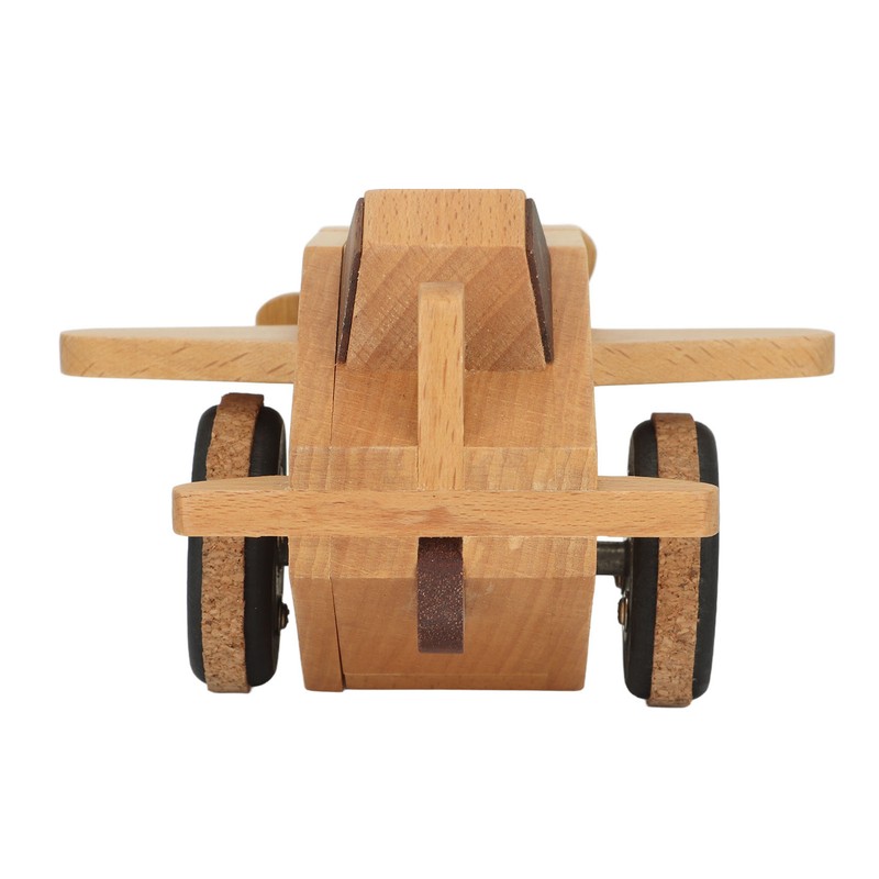 Fighter Music Box Aircraft Wood Craft Musical Box Birthday Christmas