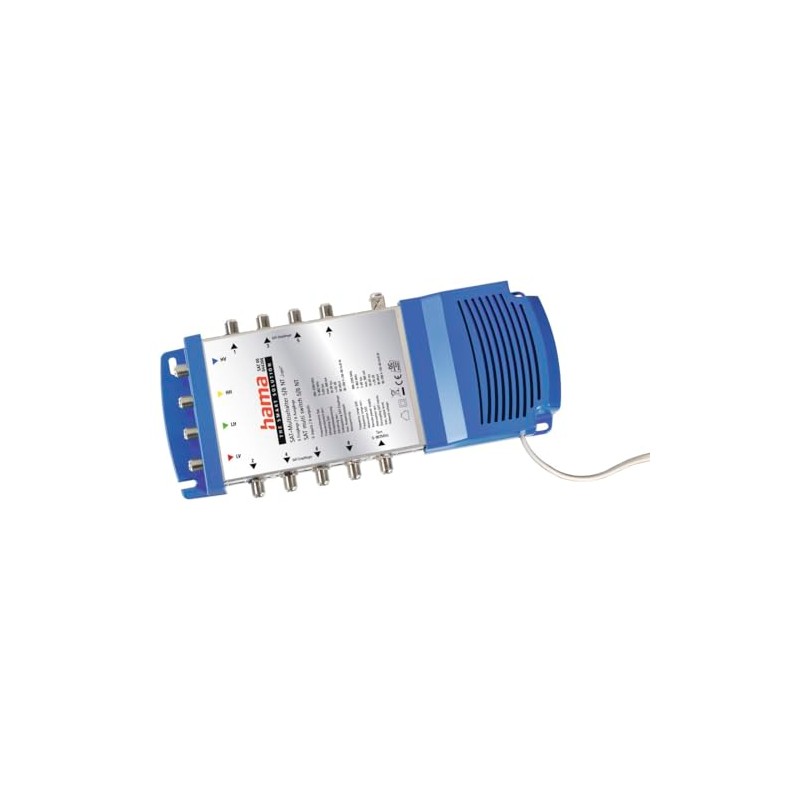 Hama "Lypsi SE" SAT - network switch components (Wired, Silver,