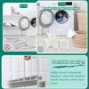 HAKDAY Hanger Stacker Organizer Stand, White Portable Hanger Holder Laundry