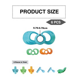 KGDUYC 6pcs Pen Holder Children Pen Holder Learning Aid Handle Writing Learning Pen Pencil Grips Kids Pen Holder Pen Holder Writing Aid Grip Posture Child (Random Colour)