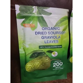 NalLife 3 Pack NalLife Organic Soursop Graviola Leaves for Tea 600 Leaves Total