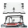 KUAFU 2-IN-1 Front Flip Windshield Adjustable Compatible with 2014-2018 Polaris
