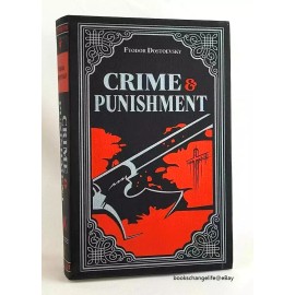CRIME AND PUNISHMENT by Fyodor Dostoevsky Constance Garnett Faux Leather NEW