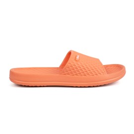 FUNKYMONKEY Womens Bathroom Shower Slippers Indoor Home Beach Non Slip Sandal (6 M US, Orange)