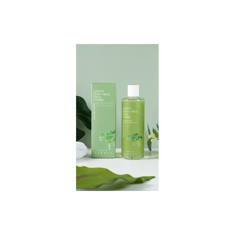 Tónico JIGOTT Daily Real Cica Kanao 300 mL para Hidratar