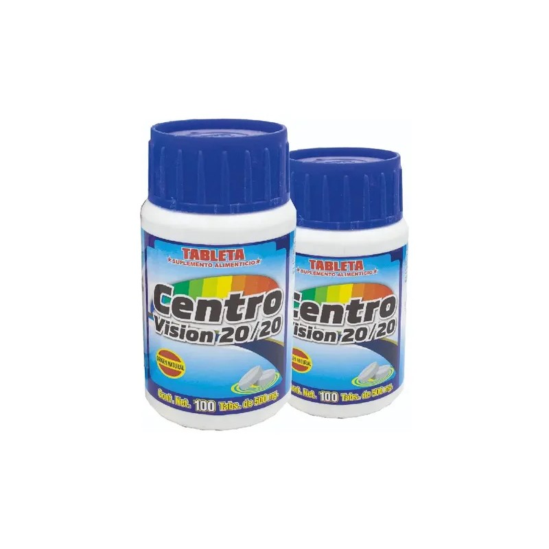 Kit 2 Suplemento Alimenticio Centro Visión Vision Support Supplement, 100