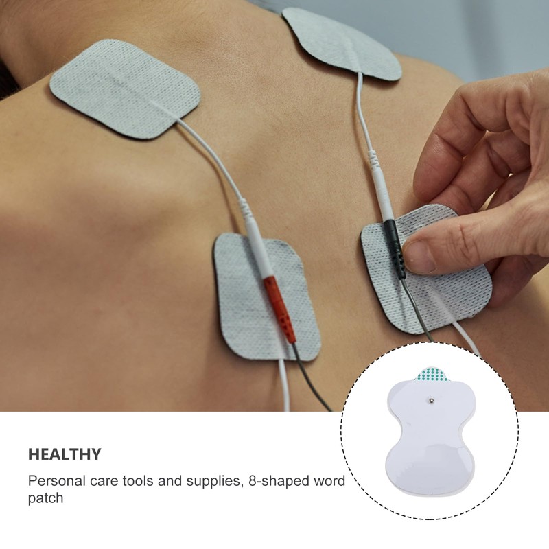 HEALLILY 20Pcs Electrode Pads Replacement Self-Adhesive Massage Pads for Home