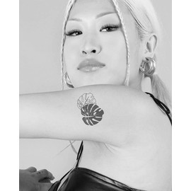 Inkbox Temporary Tattoos, Semi-Permanent Tattoo, One Premium Easy Long Lasting, Waterproof Temp Tattoo with For Now Ink - Lasts 1-2 Weeks, Glasshouses, 3 x 3 in