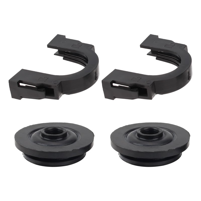 MOTOALL Upper Radiator Mount Bracket & Bushing 2Set for Nissan