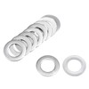 sourcing map 10 Pcs 11mm x 18mm x 0.8mm 304