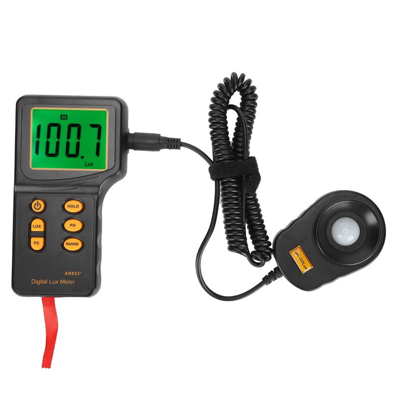 Illuminance Meter Photometric Measurement Data Retention Accurate High Sensitivity 3‑Gear