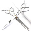 7/7.5 Inch Professional Hair Cutting Scissors with Thinning Scissors Black