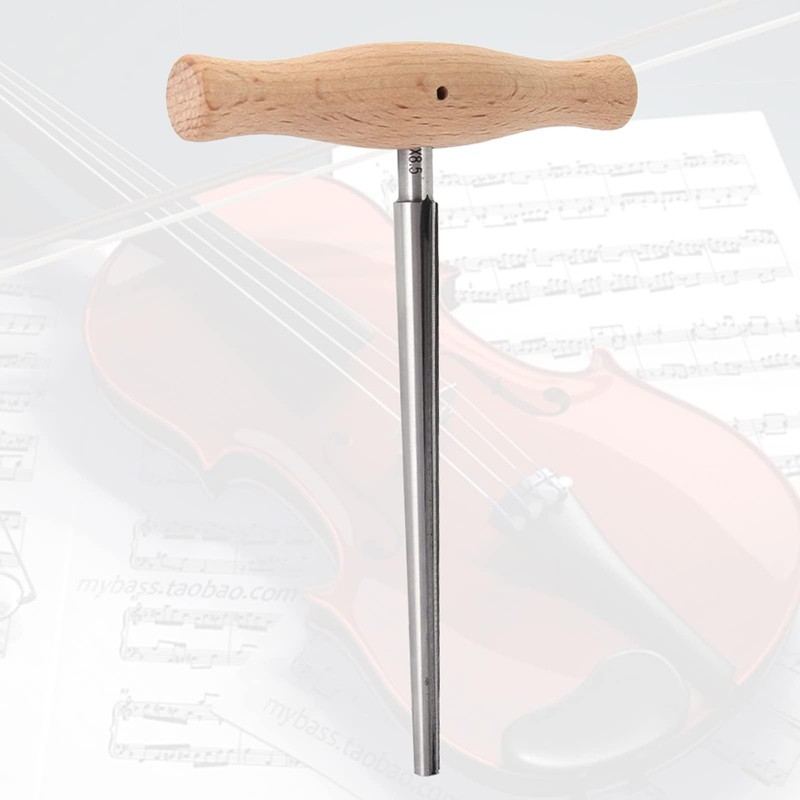 Violin Peg Hole Reamer 1:30 Taper with Wood Handle Violin