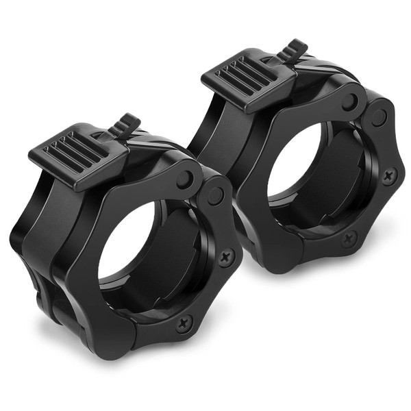 Drado 2-Pack Barbell Clamps 2 Inch Quick Release Olympic Barbell
