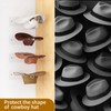 YeWink Clear Acrylic Hat Rack for Wall：2 Pieces with Cowboy