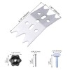 Wulankd 6 Pcs Slab Clamping Dogs for Woodworking Tools, Workbench