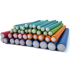 40 Piezas Bigudies para Rizar el Pelo,Rulos Flexibles para Rizar Pelo,Rizador de Pelo sin Calor para Cabello Largo, Corto y Ondulado, Rizador Pelo para Dormir Durante la Noche,para Mujeres