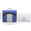 MoKo Zipper Binder, 3 Inch 3 Ring Binder with 600