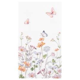 100 servilletas de papel de flores de mariposa, desechables, para primavera, boda, aniversario, novia, baby shower, té, fiesta, decoración de mesa