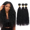 Deep Wave Human Hair Bundles Natural Black Loose Wave Bundle
