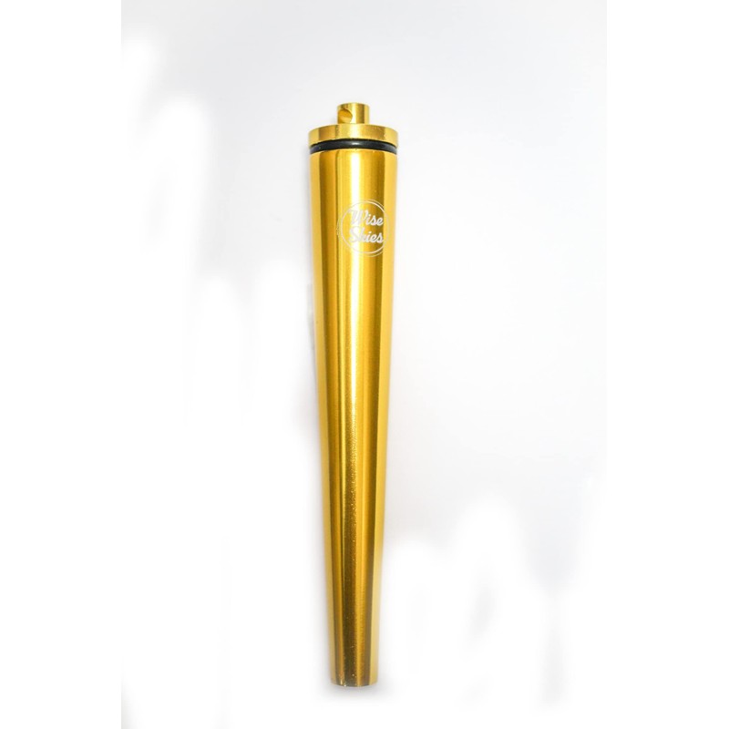 Wise Skies Metal Joint Holder Doob Tube Pink Key Ring