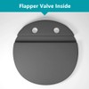 1 1/8 Inch Thru Hull Scupper Flapper Valve Fittings, 90