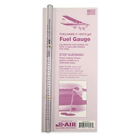Luso Aviation Fuelhawk Aircraft Fuel Gauge, Cessna 152-12 Gallon