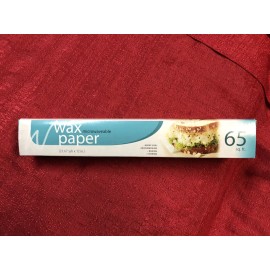 Unbranded 65 Sq Feet Of Wax Paper Great for Microwaving Baking or Storing