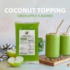 Soeos Green Apple Coconut Jelly Strips, 2.2 lbs (1 Kg)