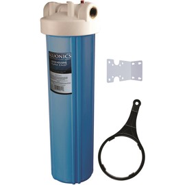 Bluonics Water Filter Housing System Whole House Unit That uses Standard 4.5 x 20 Cartridges