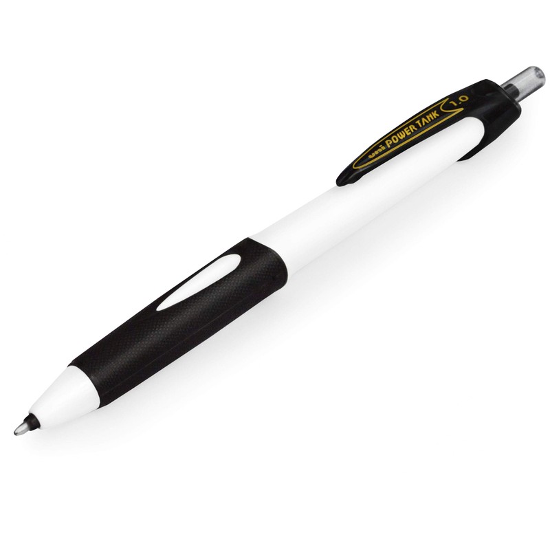 Uni-Ball SN-220 Power Tank Retractable Ballpoint Pen 1.0mm White Barrel