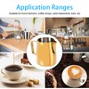 380ML Coffee Pitcher Cup Bright Gold Stainless Steel Coffee Milk