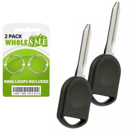 Wholesale-24-7 2 Replacement For 2003 2004 2005 2006 Mercury Grand Marquis Transponder Key