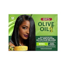 ORS Olive Oil Built-In Protection Full Application No-Lye Hair Relaxer Normal Strength (Pack of 1)