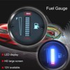 LED Fuel Meter Gauge Indicator 52mm Dia 12V Adjustable Resistance